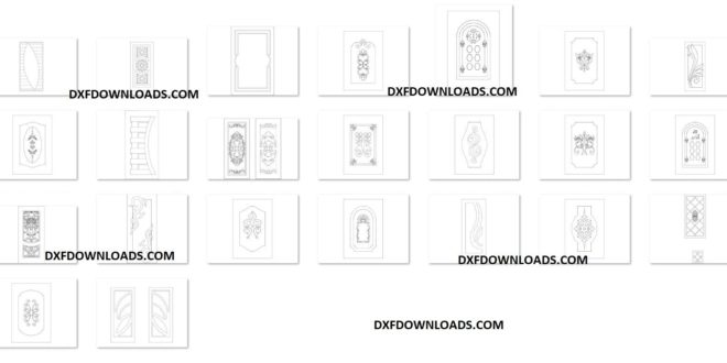 Free pack vectors door to download cnc router carve carving