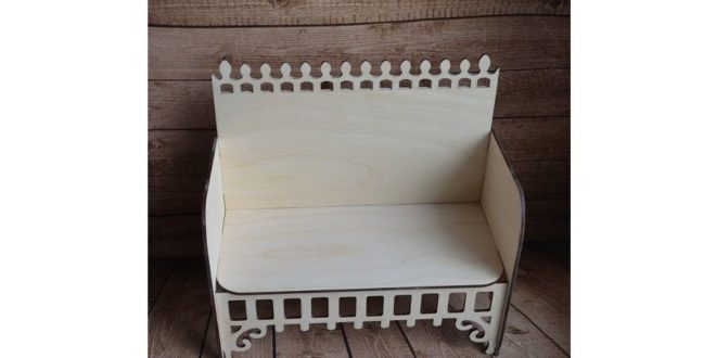 Cnc cut file Sofa 9mm kids king queen child party