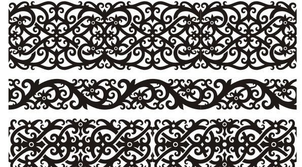 Free ornament set vector