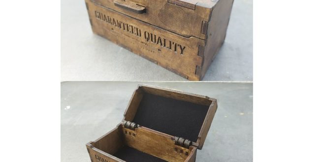 Free wood box 68x128x68 cut dxf file