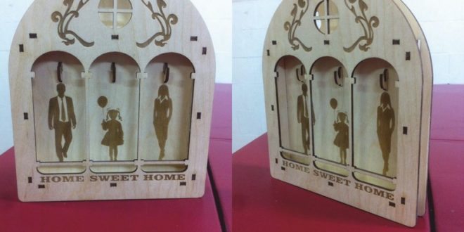 free laser cut family keychains