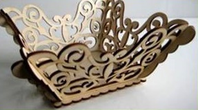 Free laser cnc cutting vector Fruit tray