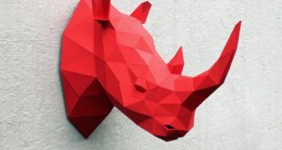 Head Rhino Papercraft PDF file