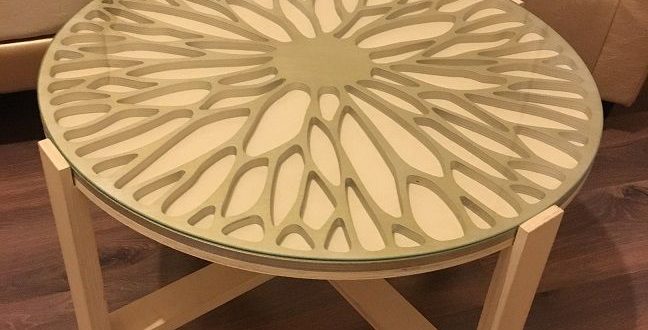 Free cnc file table decor pattern round