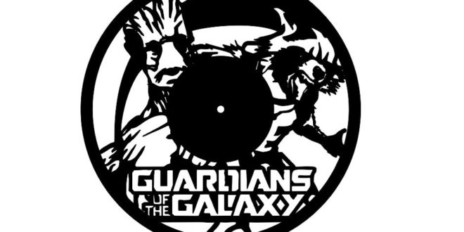 Dxf Cut File Clock Guardians of the Galaxy Free