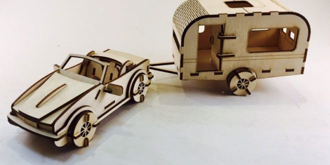 Free Laser Cut Car and Caravan