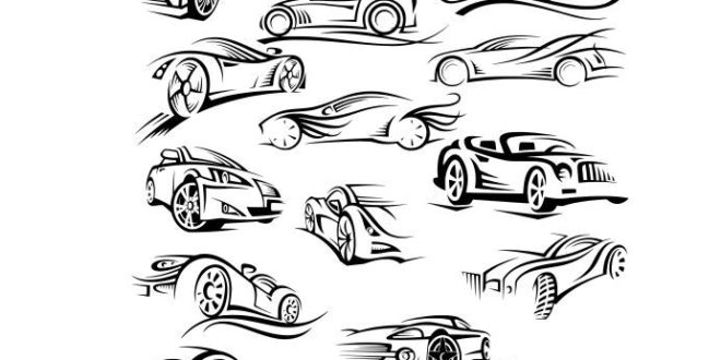 Free vehicles silhouette dxf svg vectors