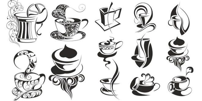 Coffee svg dxf vectors free