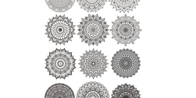 Free Vector Set Mandalas CDR File