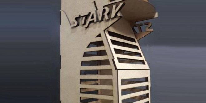 Laser Cut Stark Tower