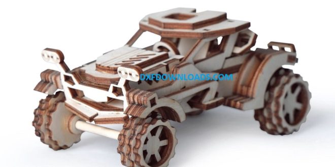 Off road car free laser cut download dxf cdr