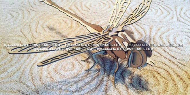 Dragonfly 3mm vector free to cut cnc
