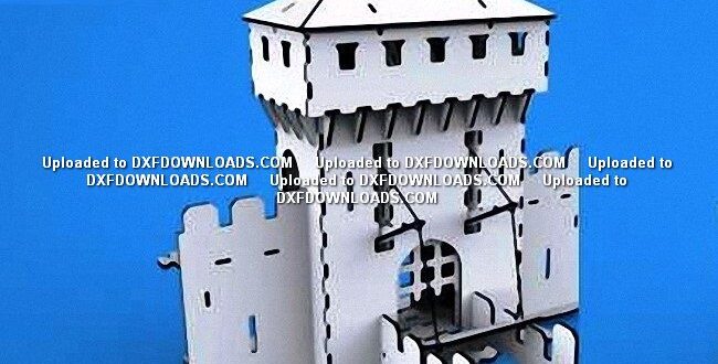 architectural design medieval castle vector free to cnc