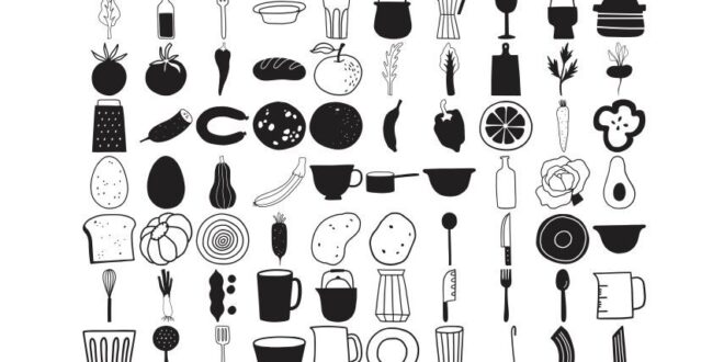 Kitchen Graphic Collection SVG Free