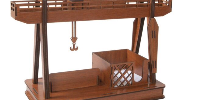 Harbor Crane desk organizer