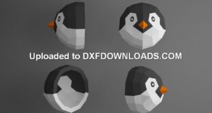 Paper Craft Penguin 3D PDF Template Free Download
