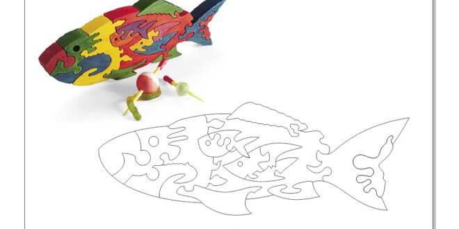 Puzzle Fish DXF CDR 2D Vector