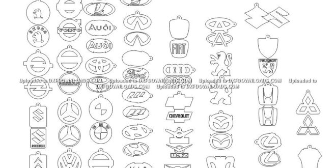 Car logos pack dxf vectors free