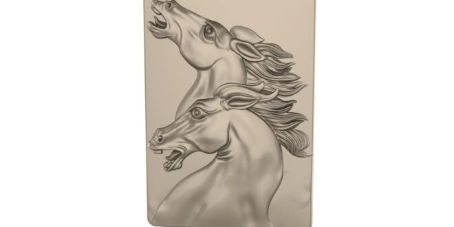 Crazy horses relief to cnc machines 3D stl 1662