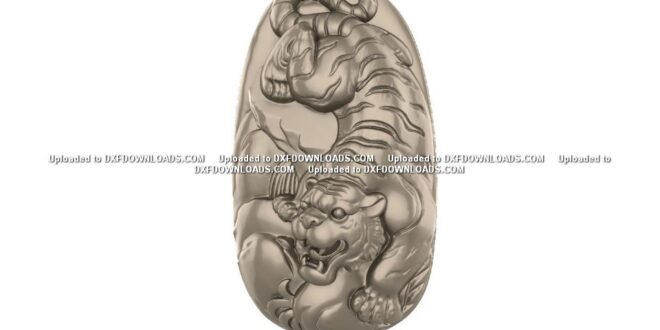 Free tiger relief 3d model to cnc STL 1664