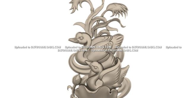 Free Ducks Relief 3D Model STL 1665