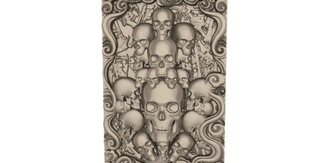 Relief skulls STL File Model 1675