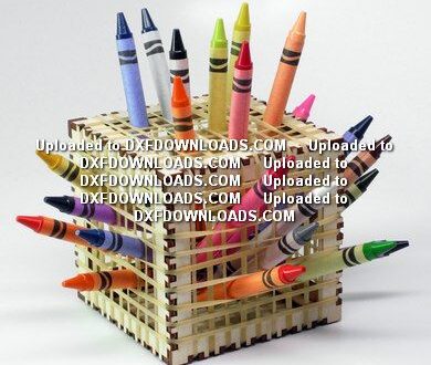 Plywood organizer for office pens and pencils free