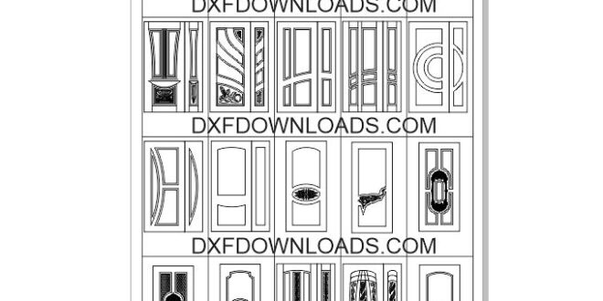 Doors pack CDR File 2D vectors