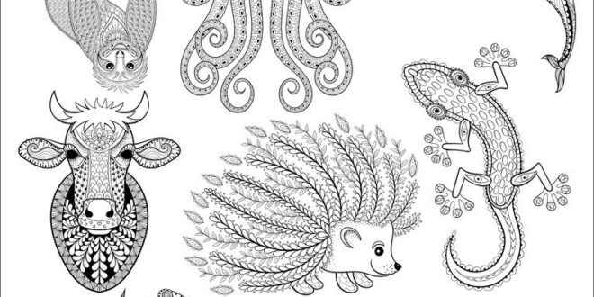 Cdr Vectors Pattern Animals 04