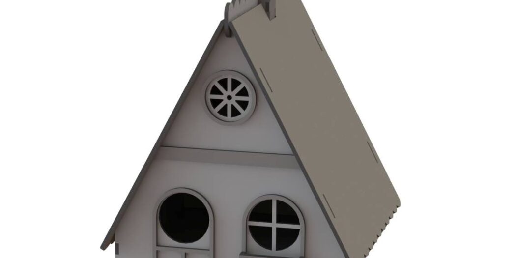 Chalet house to cnc laser cut – DXF DOWNLOADS – Files for Laser Cutting ...