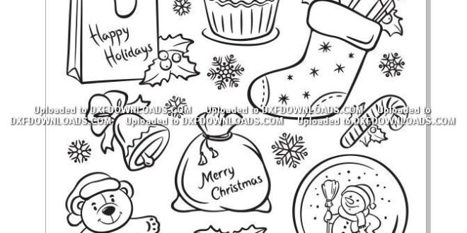 Free vectors merry christmas happy holidays