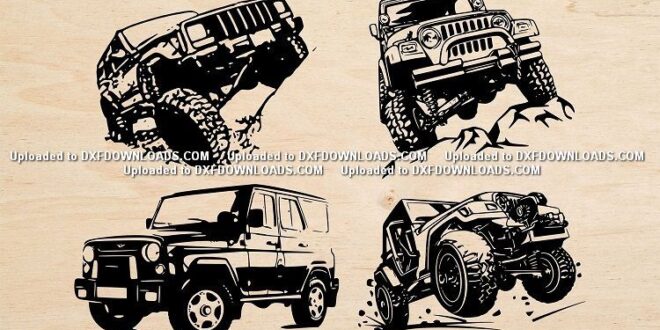 2D Jeeps CDR Vectors Free