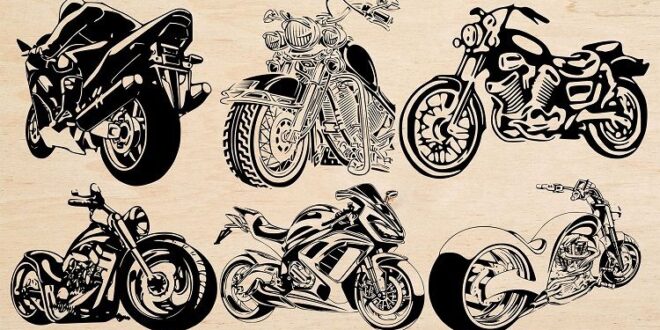 2D CDR Vectors Bikes