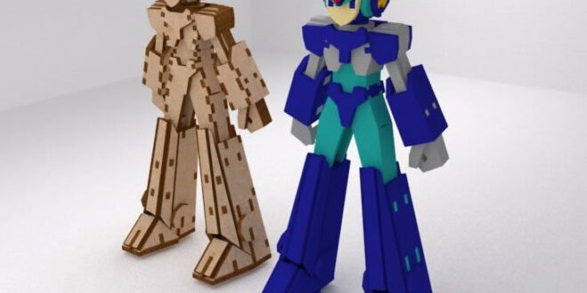 Megamen cnc file design