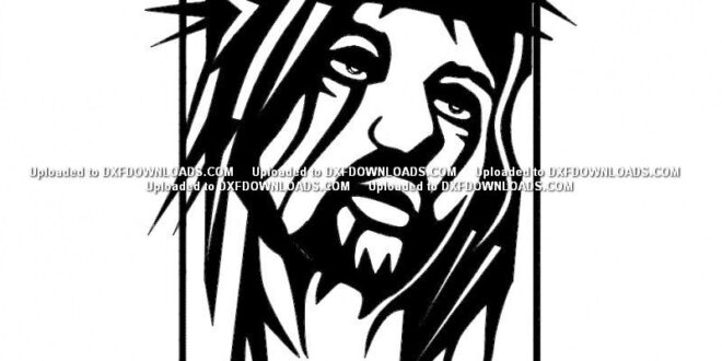 Free 2d vector jesus wall panel decor religious