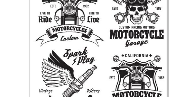 Motorcycle Club CDR File Vector