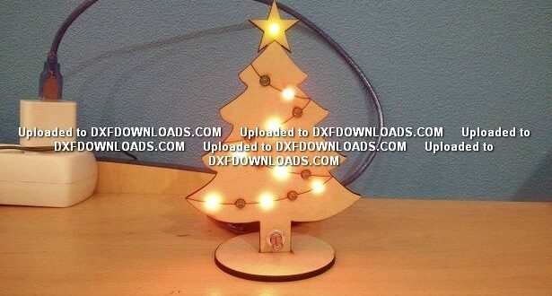 Christmas tree decoration Free cut file