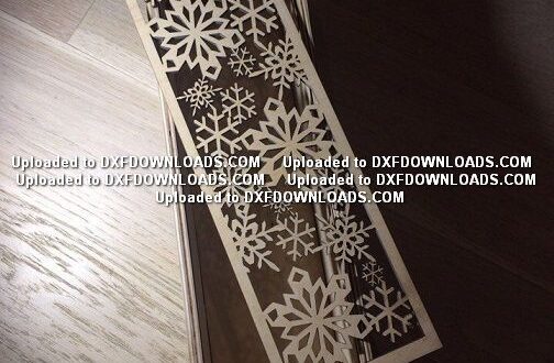 Bottle box free design wooden cut cnc