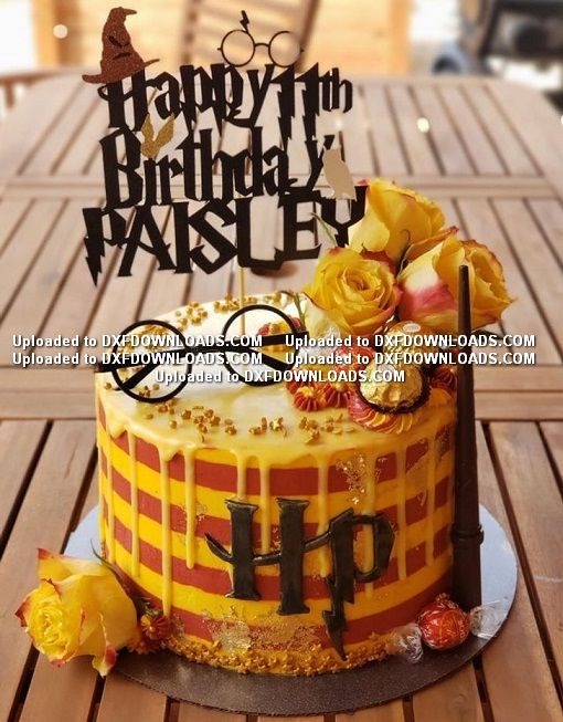 ▷ Harry Potter Cake Topper printable