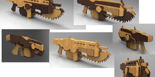 Lancer Gears Of War Weapon Laser Cut