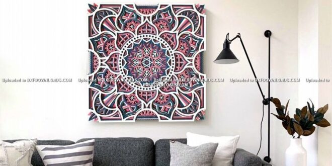 Free Multilayer flower Wall Mandala