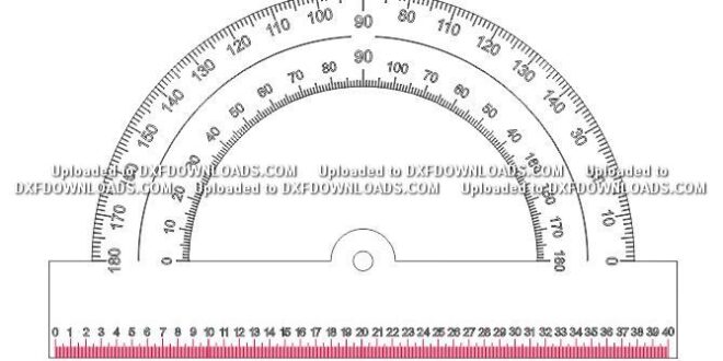 degree protractor free cdr vector