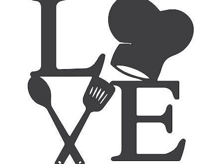 Vector love kitchen panel wall decor