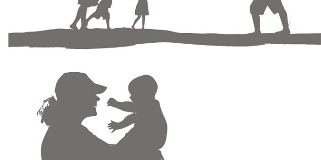mother family silhouette