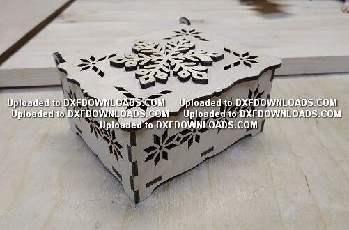 Laser cut winter box free