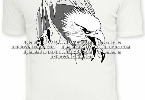 Free svg vector eagle t-shirt print