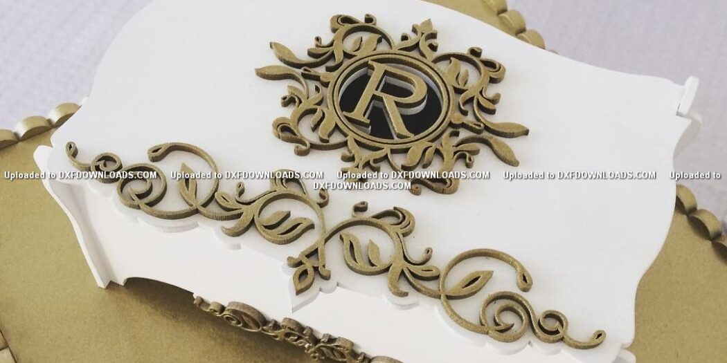 Download Free cdr dxf plan wedding box - DXF DOWNLOADS - Files for Laser Cutting and CNC Router ArtCAM ...