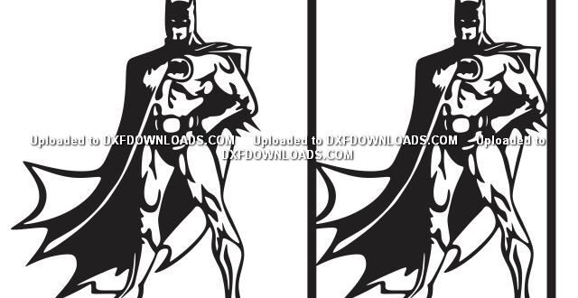 Free Batman Silhouette SVG DXF Cut File