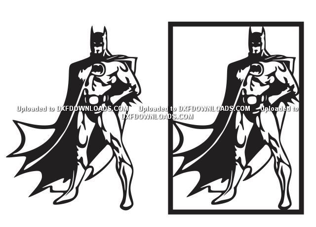 Free Batman Silhouette SVG DXF Cut File – DXF DOWNLOADS – Files for Laser  Cutting and CNC Router ArtCAM DXF Vectric Aspire VCarve MDF Crafts  Woodworking