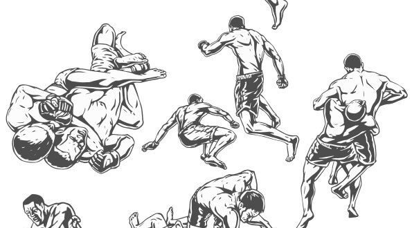 SVG Vectors MMA Sticker